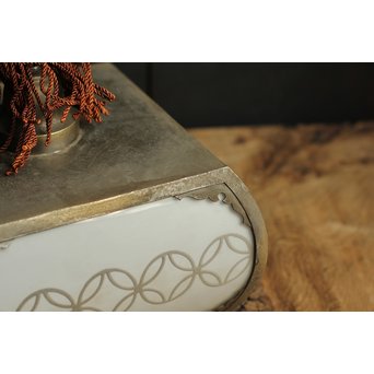 ワケあり七宝紋R硝子の珍照明　A1243 