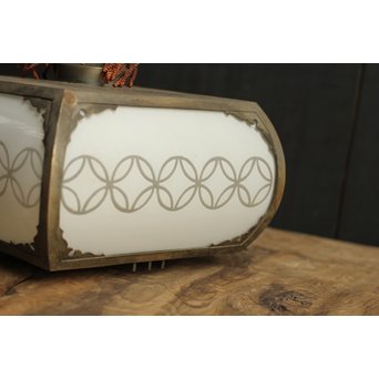 ワケあり七宝紋R硝子の珍照明　A1243 