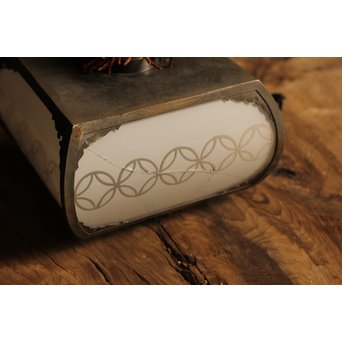 ワケあり七宝紋R硝子の珍照明　A1243 