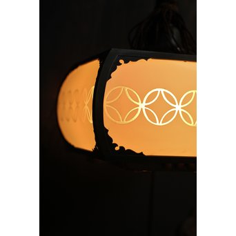 ワケあり七宝紋R硝子の珍照明　A1243 