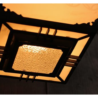 ワケあり七宝紋R硝子の珍照明　A1243 