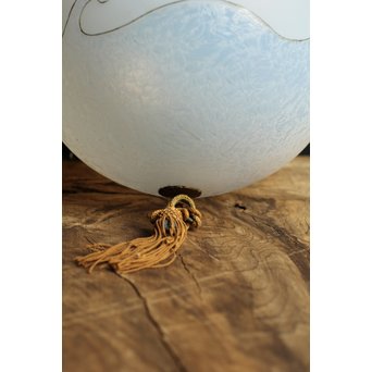 絵付け技法波千鳥球体照明　A1246 