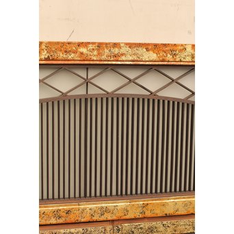 唐塗爛書院欄間5枚1組　R1354 