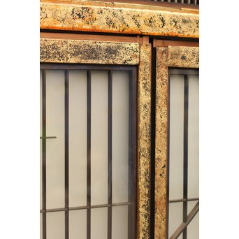 唐塗爛書院欄間5枚1組　R1354 