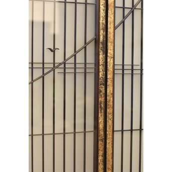 唐塗爛書院欄間5枚1組　R1354 