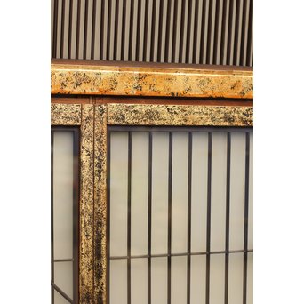 唐塗爛書院欄間5枚1組　R1354 