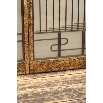 唐塗爛書院欄間5枚1組　R1354 