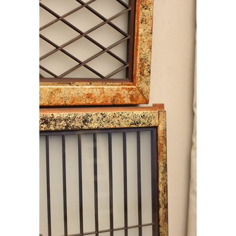 唐塗爛書院欄間5枚1組　R1354 