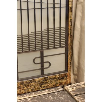 唐塗爛書院欄間5枚1組　R1354 