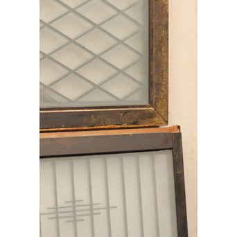 唐塗爛書院欄間5枚1組　R1354 