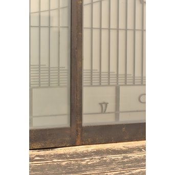 唐塗爛書院欄間5枚1組　R1354 