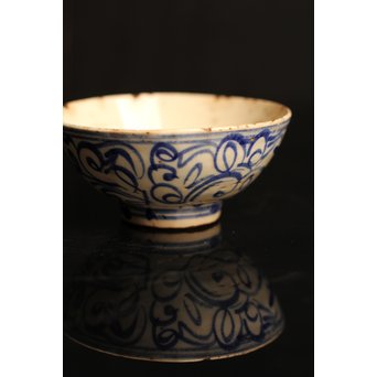 雨漏景色の茶碗　K39 