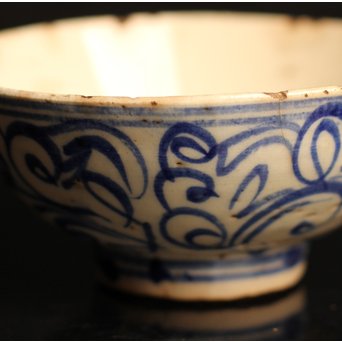 雨漏景色の茶碗　K39 