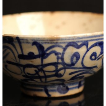 雨漏景色の茶碗　K39 