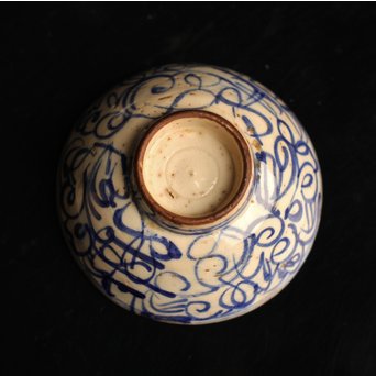 雨漏景色の茶碗　K39 