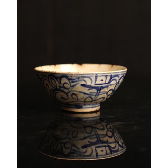 雨漏景色の茶碗　K39