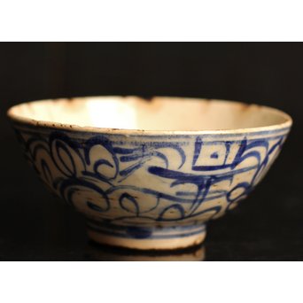 雨漏景色の茶碗　K39 