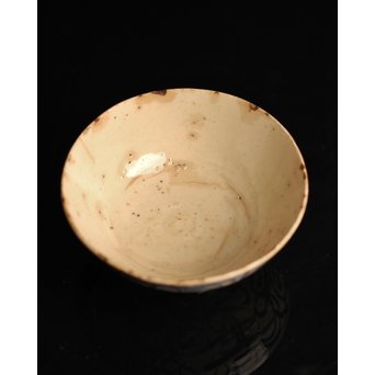 雨漏景色の茶碗　K39 