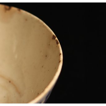 雨漏景色の茶碗　K39 