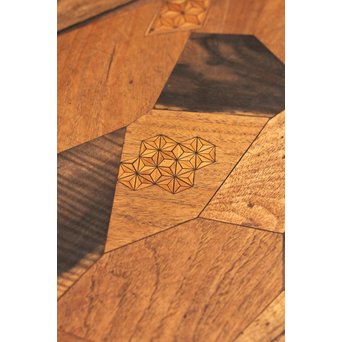 寄木細工飾り棚　G243 