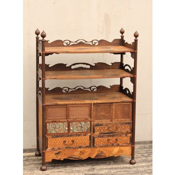 寄木細工飾り棚　G243