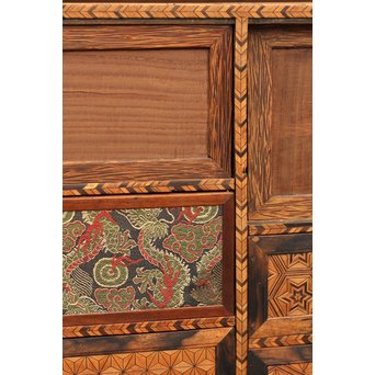 寄木細工飾り棚　G243 