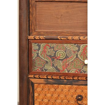 寄木細工飾り棚　G243 