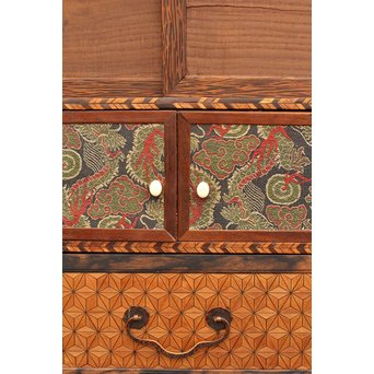 寄木細工飾り棚　G243 