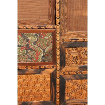 寄木細工飾り棚　G243 