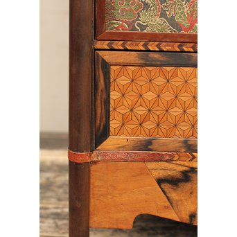 寄木細工飾り棚　G243 