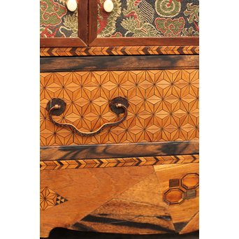 寄木細工飾り棚　G243 