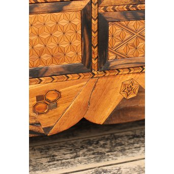 寄木細工飾り棚　G243 