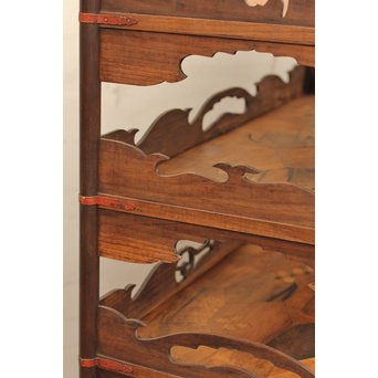 寄木細工飾り棚　G243 