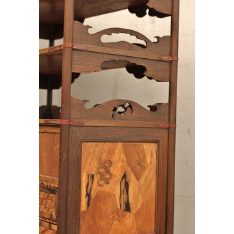 寄木細工飾り棚　G243 