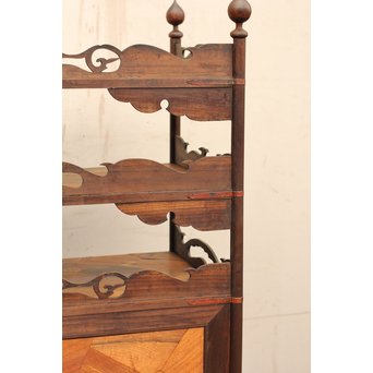 寄木細工飾り棚　G243 