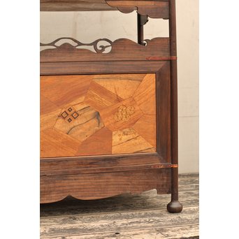 寄木細工飾り棚　G243 