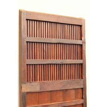 鉄づくし巾着金具格子蔵戸　W356 