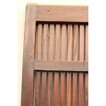 鉄づくし巾着金具格子蔵戸　W356 