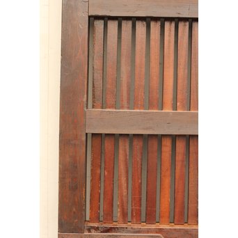 鉄づくし巾着金具格子蔵戸　W356 