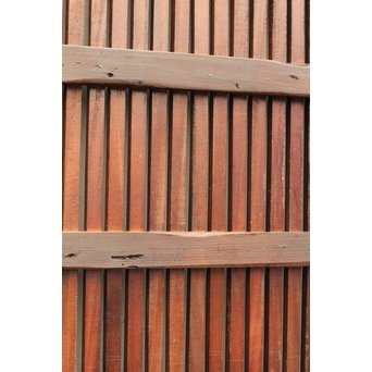 鉄づくし巾着金具格子蔵戸　W356 