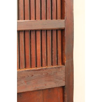 鉄づくし巾着金具格子蔵戸　W356 