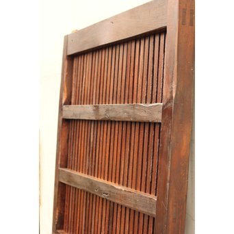 鉄づくし巾着金具格子蔵戸　W356 