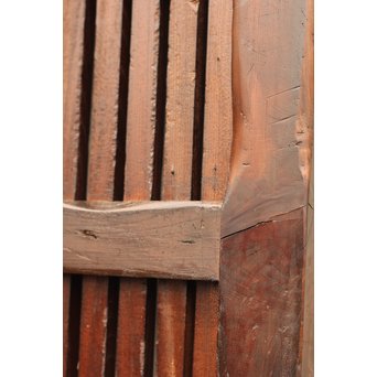 鉄づくし巾着金具格子蔵戸　W356 