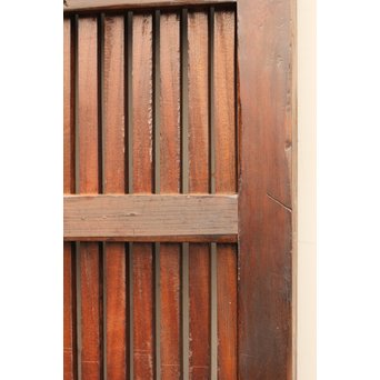 鉄づくし巾着金具格子蔵戸　W356 