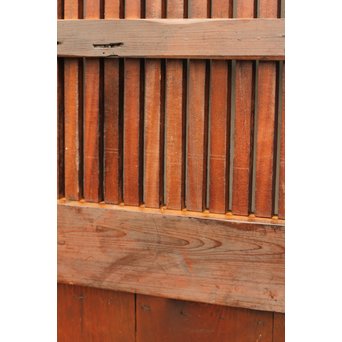 鉄づくし巾着金具格子蔵戸　W356 