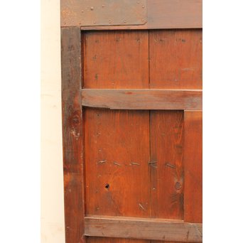 鉄づくし巾着金具格子蔵戸　W356 