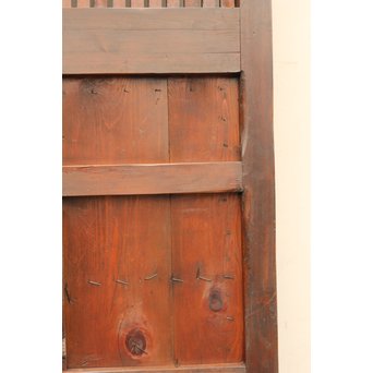 鉄づくし巾着金具格子蔵戸　W356 