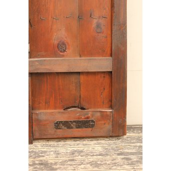 鉄づくし巾着金具格子蔵戸　W356 