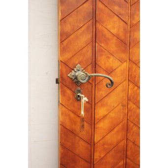 ヘリンボーンC装飾ナチュラル洋館ドア　B714 