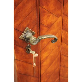 ヘリンボーンC装飾ナチュラル洋館ドア　B714 